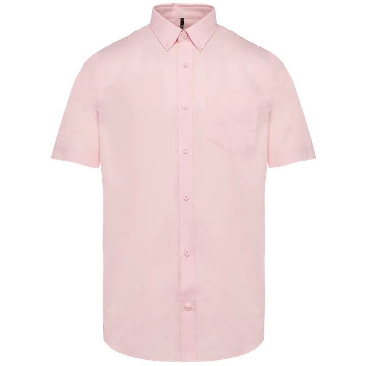 Chemise Oxford manches courtes Oxford Pale Pink