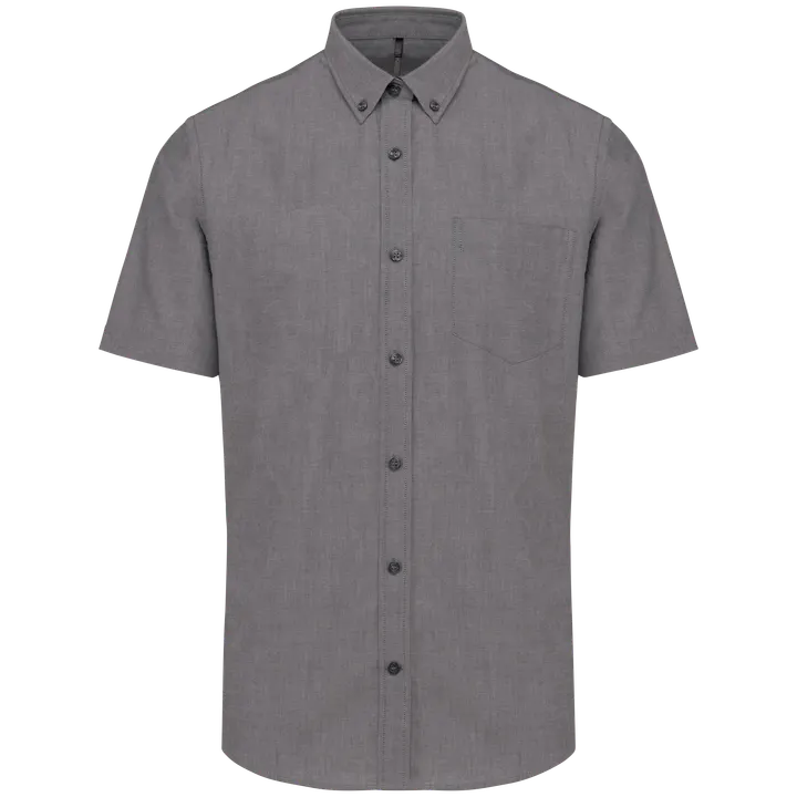 Chemise Oxford manches courtes Oxford Silver