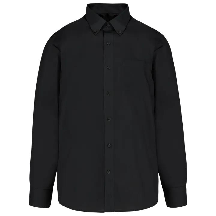 Chemise manches longues sans repassage Black
