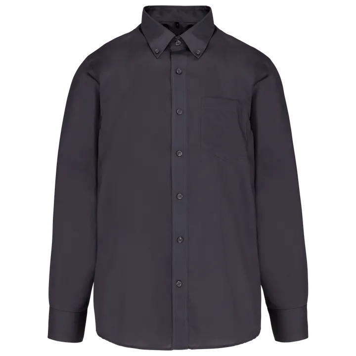 Chemise manches longues sans repassage Zinc