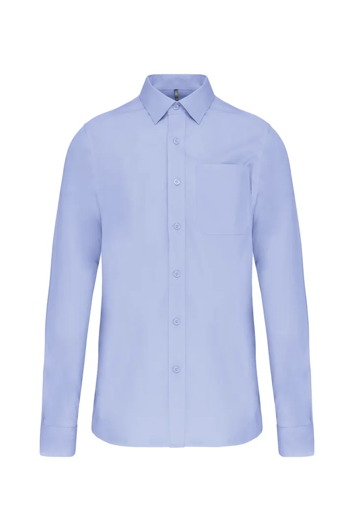 Herren Popelinehemd Langarm Bright Sky