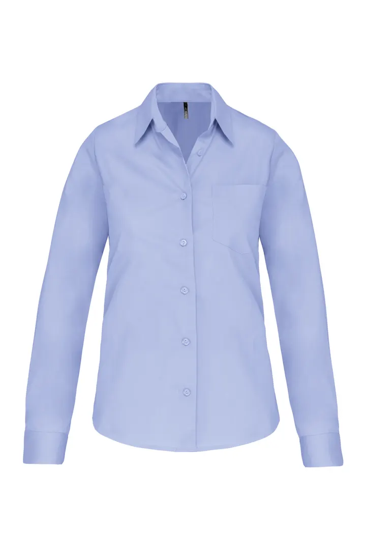 Chemise popeline manches longues femme Bright Sky