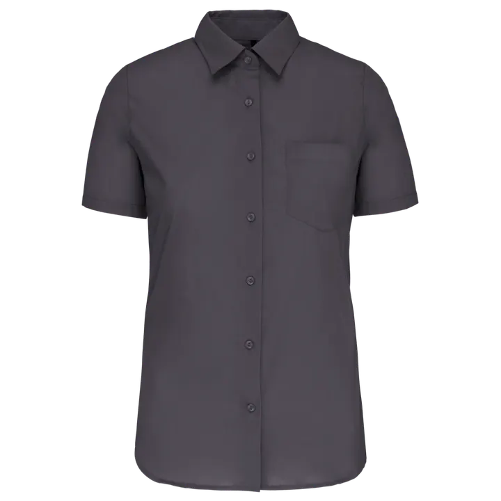 Chemise popeline manches courtes femme Zinc
