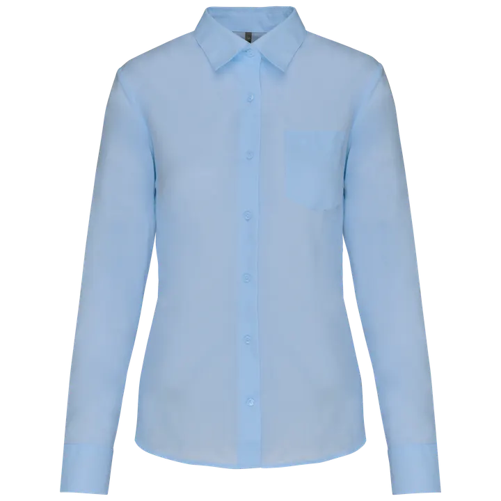 Chemise popeline polycoton entretien facile femme Bright Sky