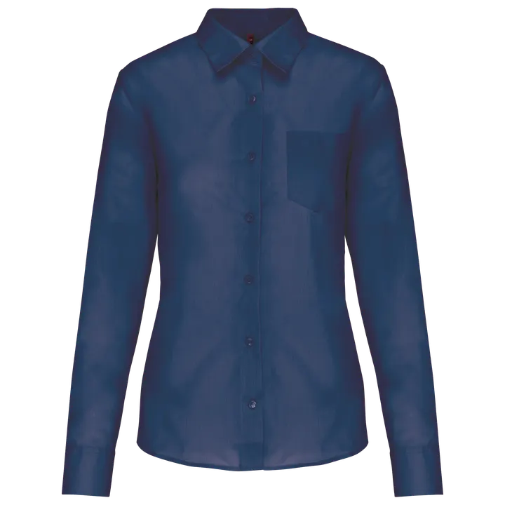 Chemise popeline polycoton entretien facile femme Deep Blue