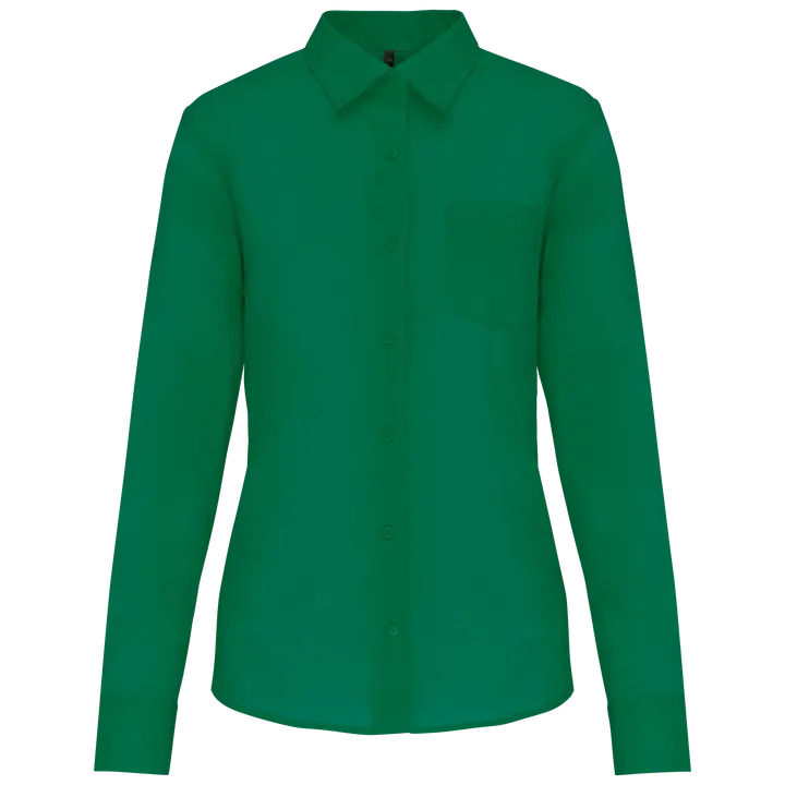Chemise popeline polycoton entretien facile femme Kelly Green