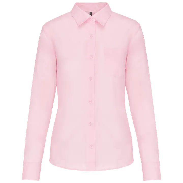 Chemise popeline polycoton entretien facile femme Pale Pink