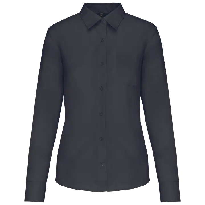 Chemise popeline polycoton entretien facile femme Zinc