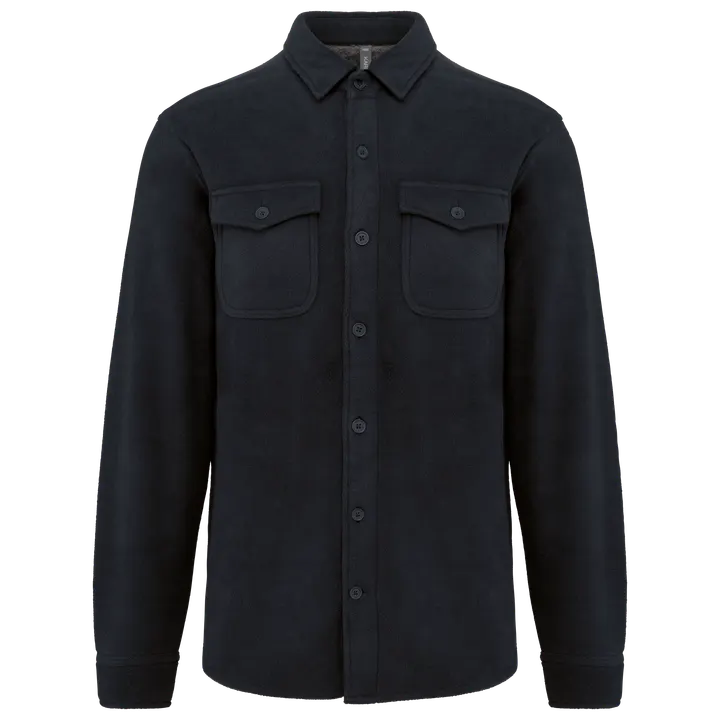 Surchemise polaire doublée sherpa polaire homme Navy / Storm Grey