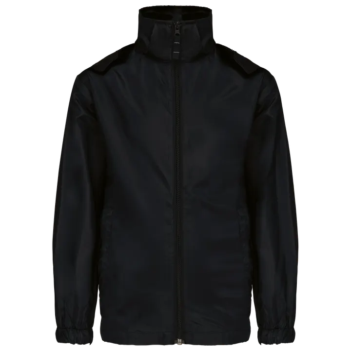 Kinder Windjacke ultraleicht Black