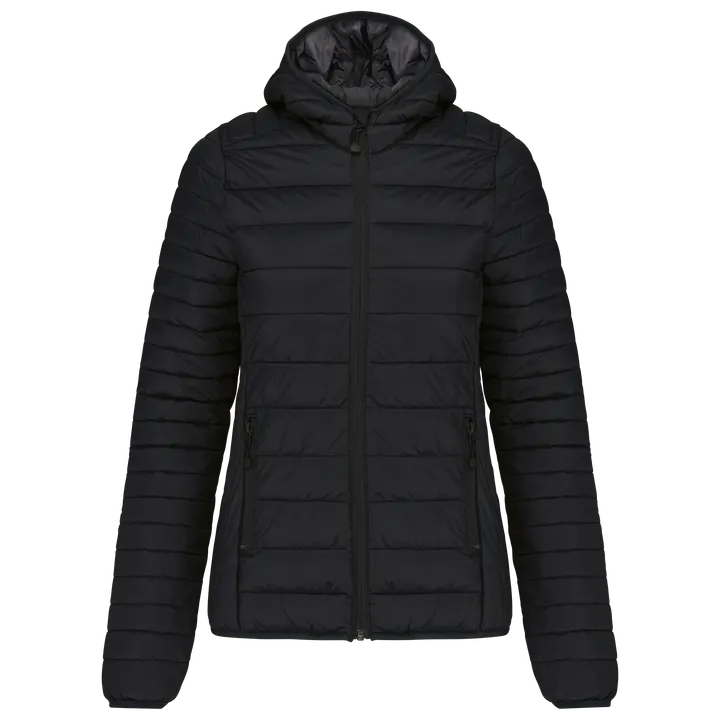 Doudoune légère capuche femme Black