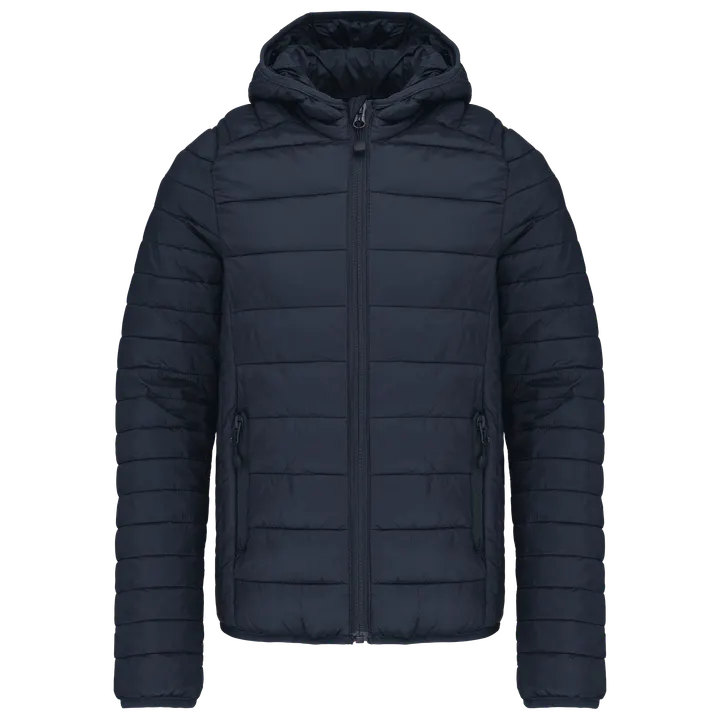 Leichte Steppjacke mit Kapuze Navy
