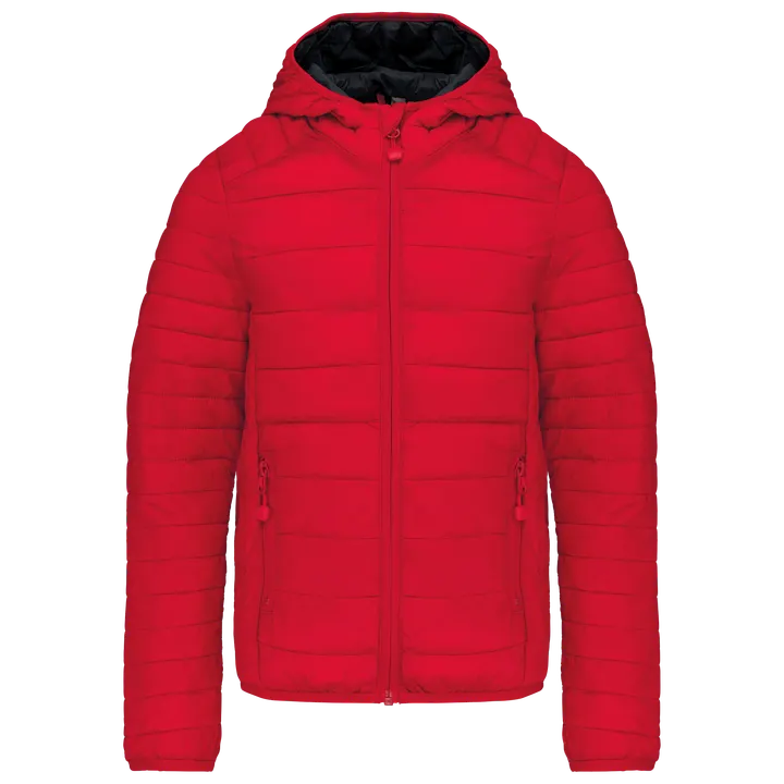 Leichte Steppjacke mit Kapuze Red