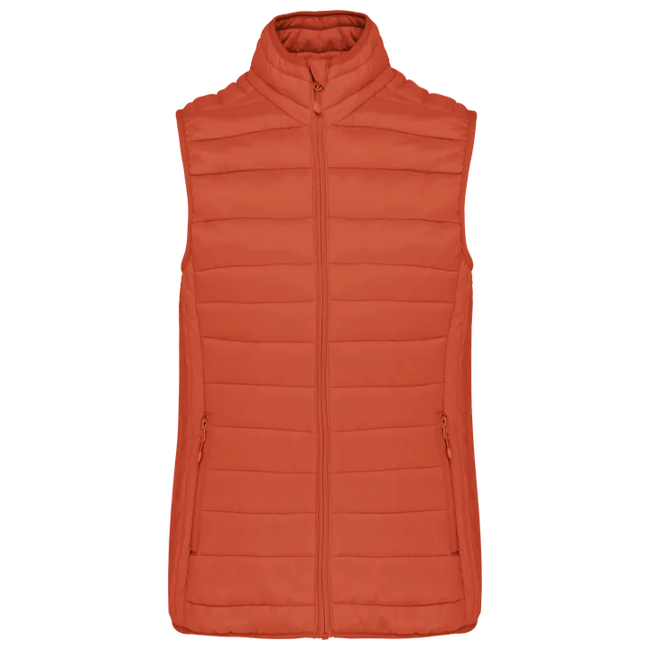 Doudoune légère sans manches femme Burnt Ochre