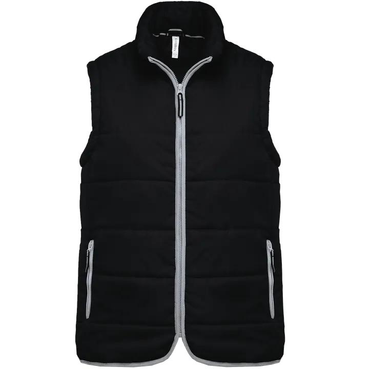 Bodywarmer matelassé unisexe Black