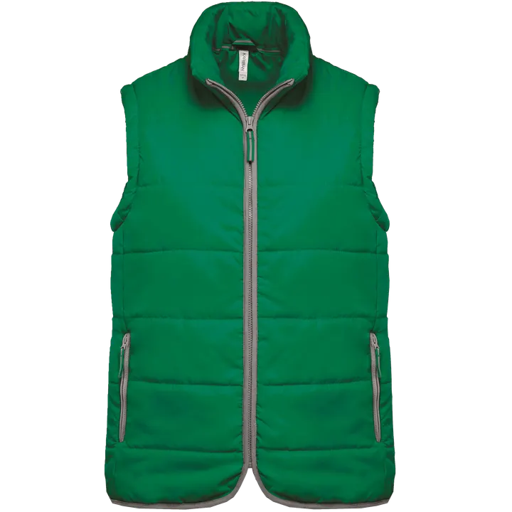 Bodywarmer matelassé unisexe Kelly Green
