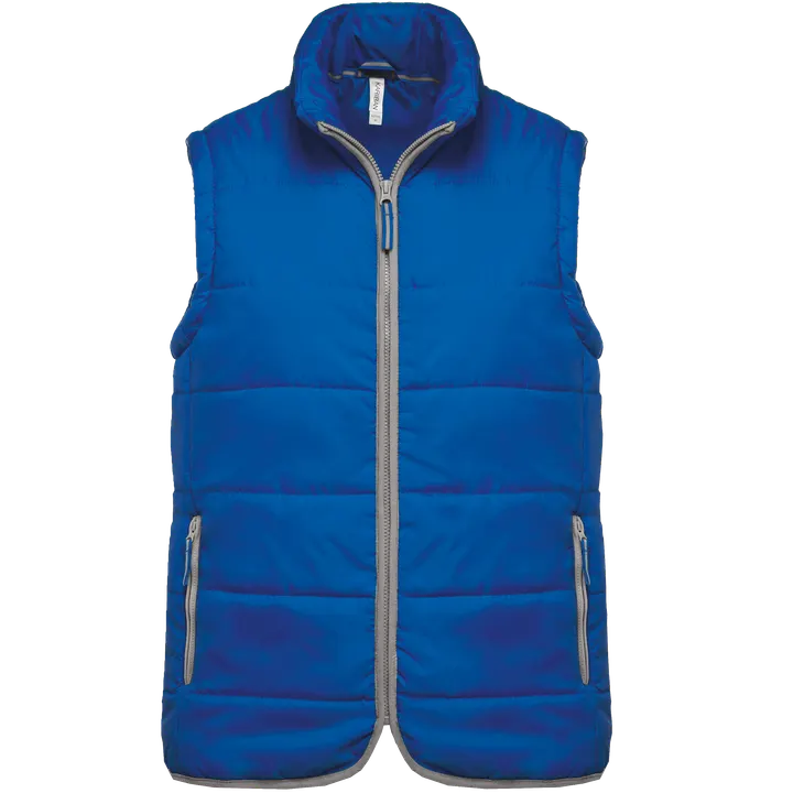 Bodywarmer matelassé unisexe Light Royal Blue