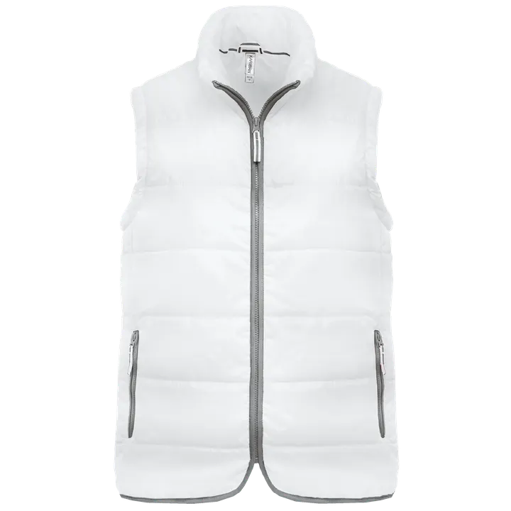 Bodywarmer matelassé unisexe White