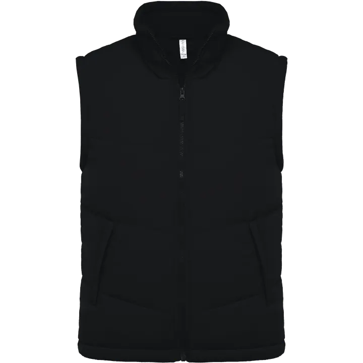 Bodywärmer mit Fleecefutter Black