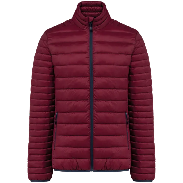 Leichte Steppjacke für Herren Wine