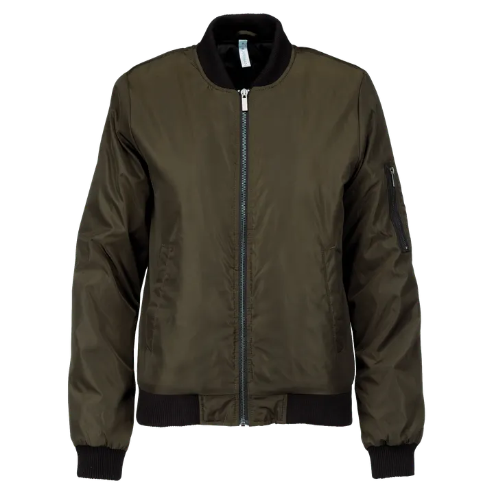 Blouson bomber femme Deep khaki