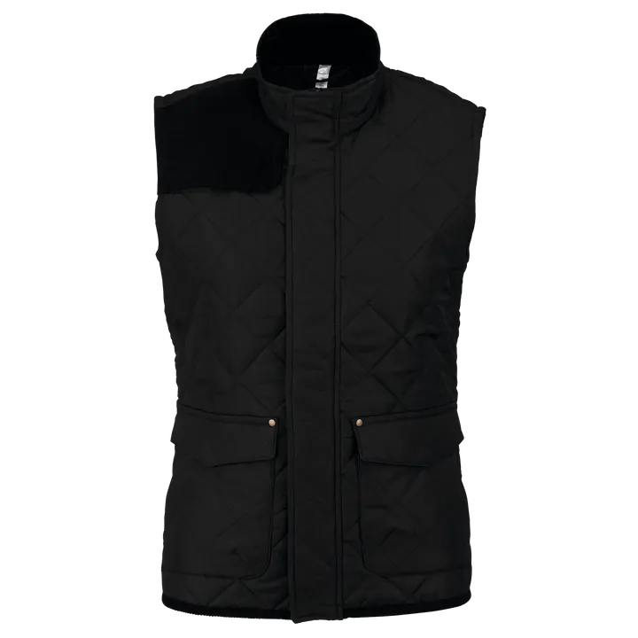 Damen Steppweste Black