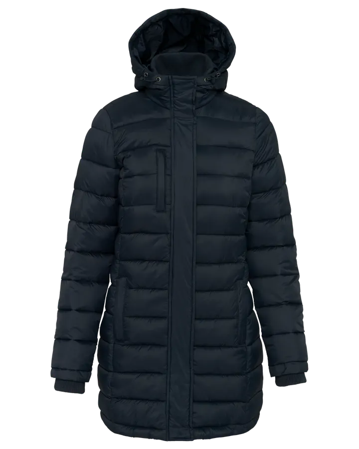 Parka doudoune légère à capuche femme Navy