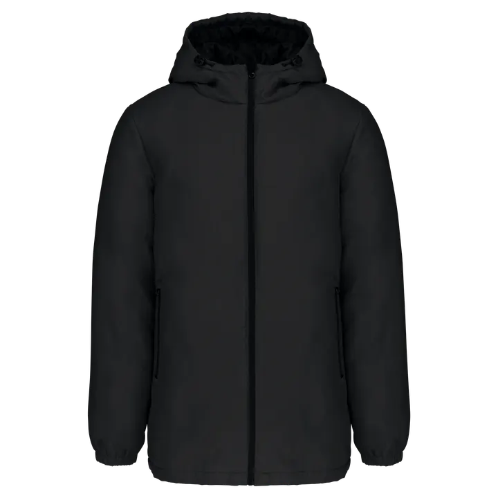 Recycelter Unisex-Kapuzenparka Black