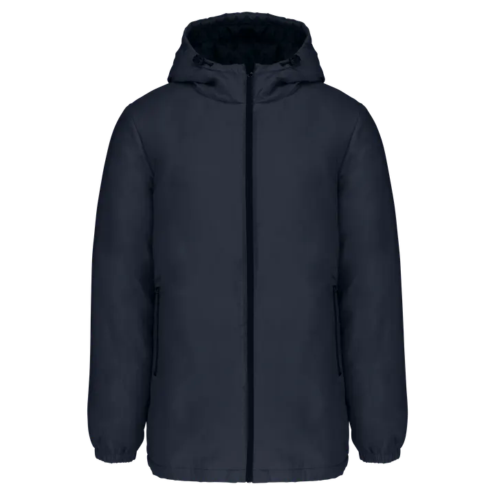 Recycelter Unisex-Kapuzenparka Navy