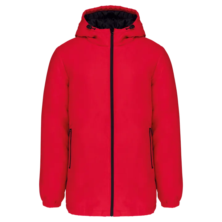 Recycelter Unisex-Kapuzenparka Red