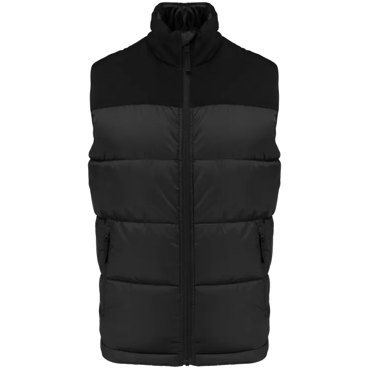 Gesteppter Unisex-Bodywarmer in zwei Farbtönen Black