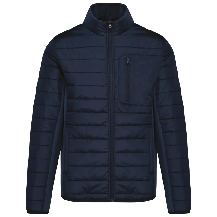 Veste bi-matière homme Mid Navy / Midnight Navy Heather