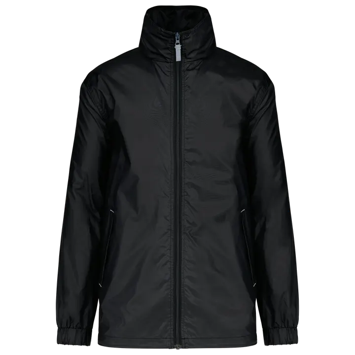 Gefütterte Windjacke für Herren Black