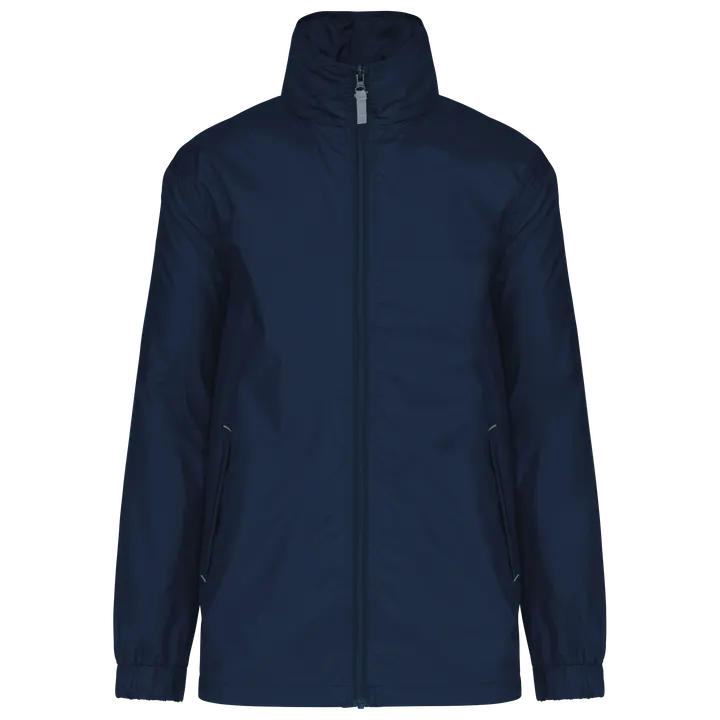 Gefütterte Windjacke für Herren Navy