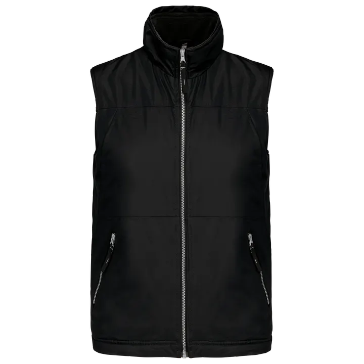 Bodywarmer doublé polaire homme Black