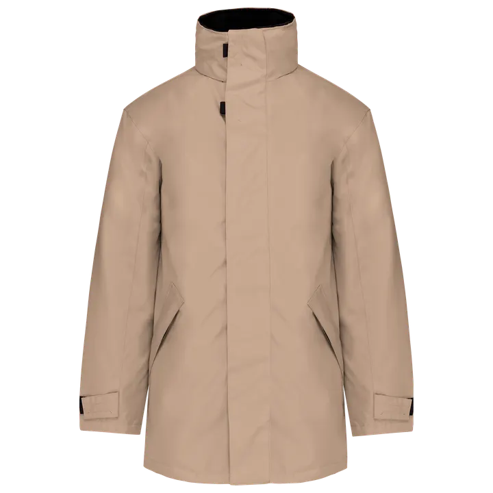 Parka doublure matelassée Beige