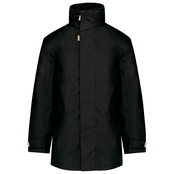 Parka doublure matelassée Black