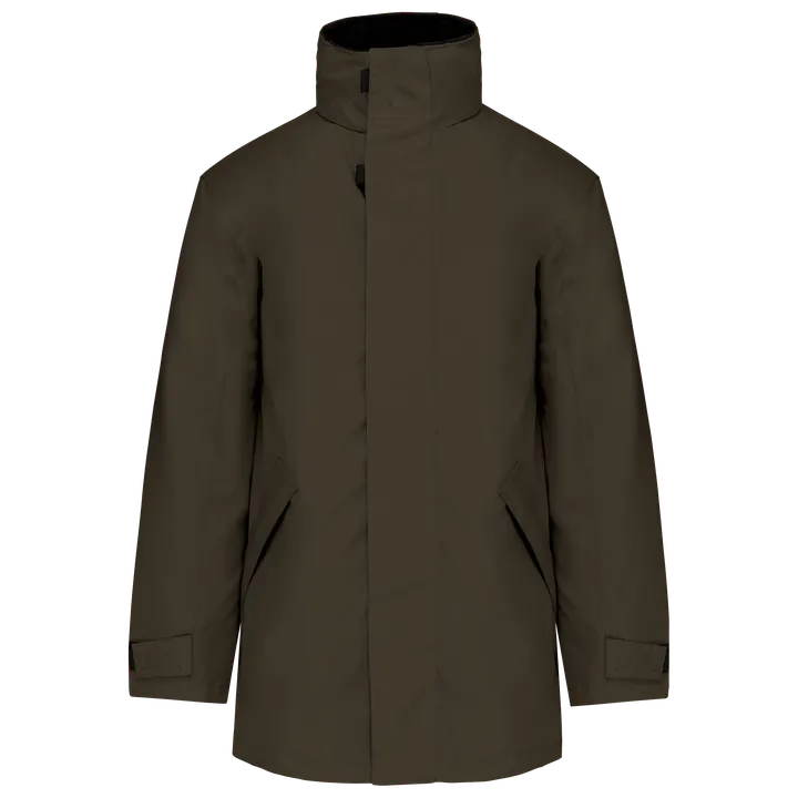 Parka doublure matelassée Deep khaki