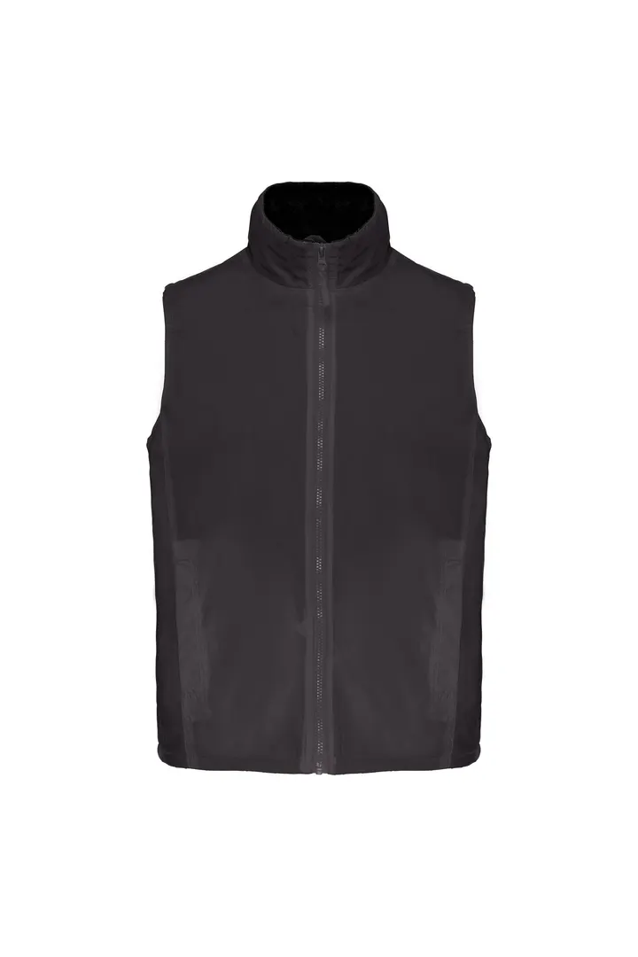 Unisex-Bodywarmer mit Fleecefutter Dark Grey / Black