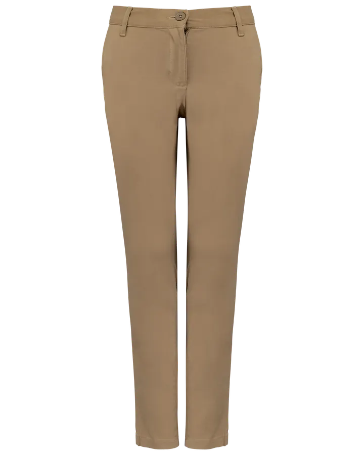 Chino-Hose für Mädchen Camel