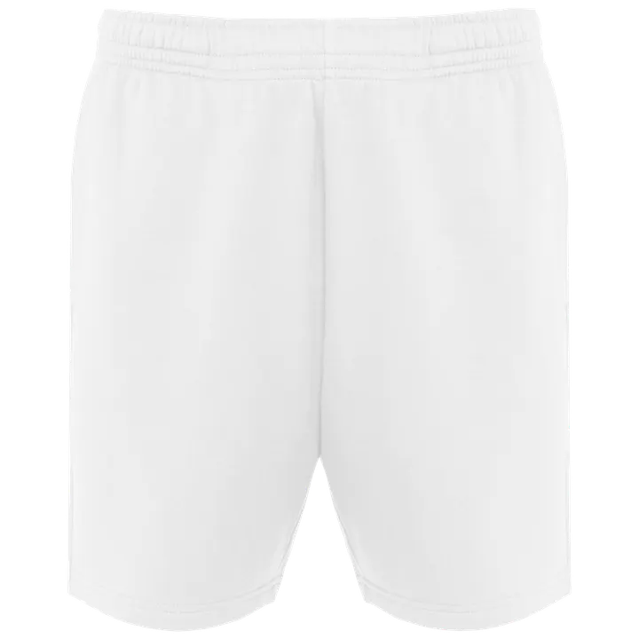 Eco-friendly fleece bermuda shorts White