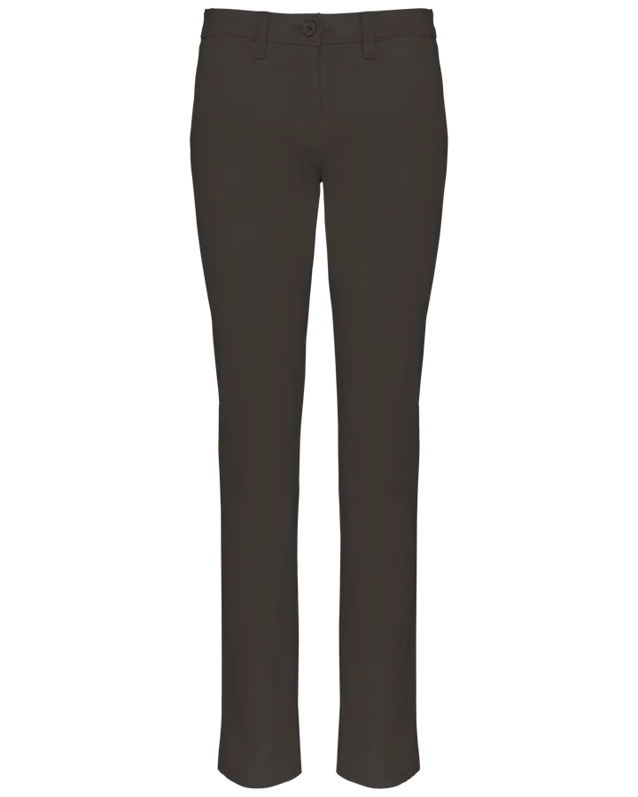 Chinohosen-Damenhose Dark Grey