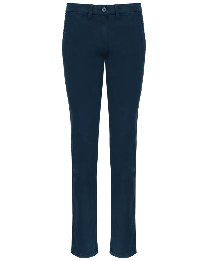 Chinohosen-Damenhose Dark Navy