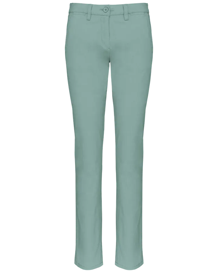 Chinohosen-Damenhose Sage
