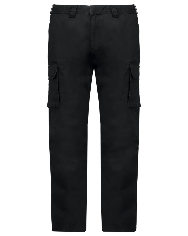 Herrenhose mit mehreren Taschen Black