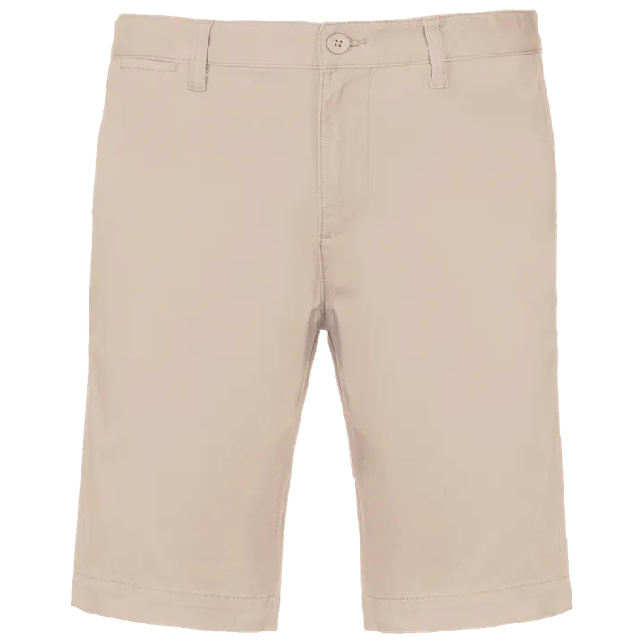 Bermuda aus Chino für Herren Beige