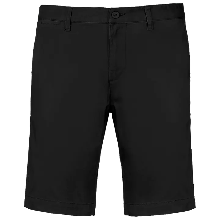 Bermuda aus Chino für Herren Black