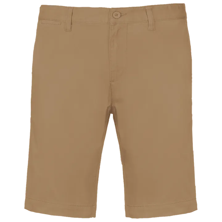 Bermuda aus Chino für Herren Camel