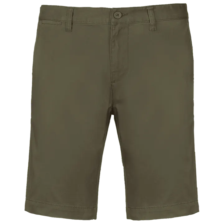 Bermuda aus Chino für Herren Light khaki