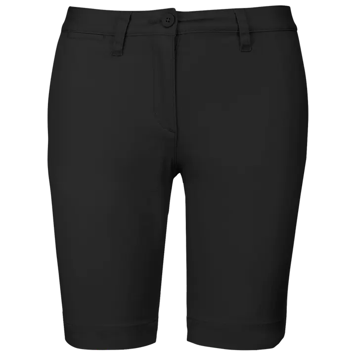 Bermuda chino femme Black